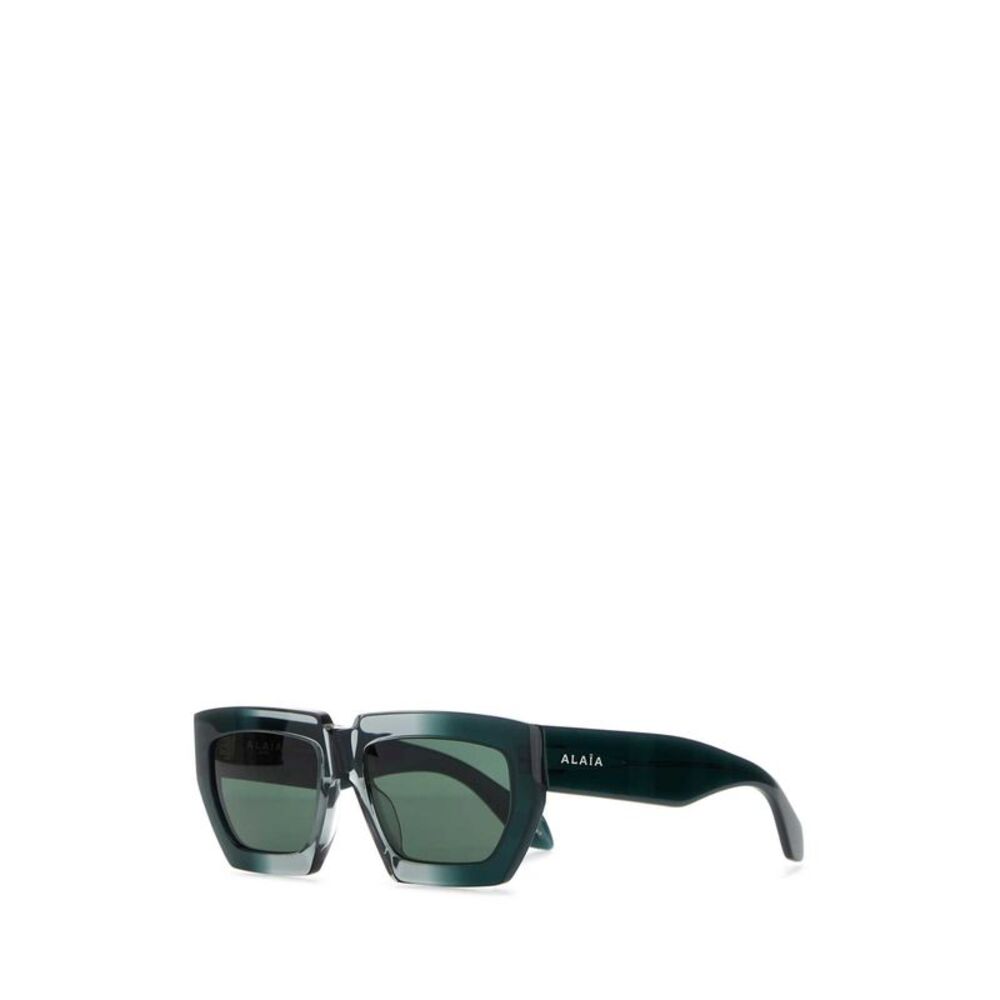 Alaia Women Dark Green Acetate Sunglasses